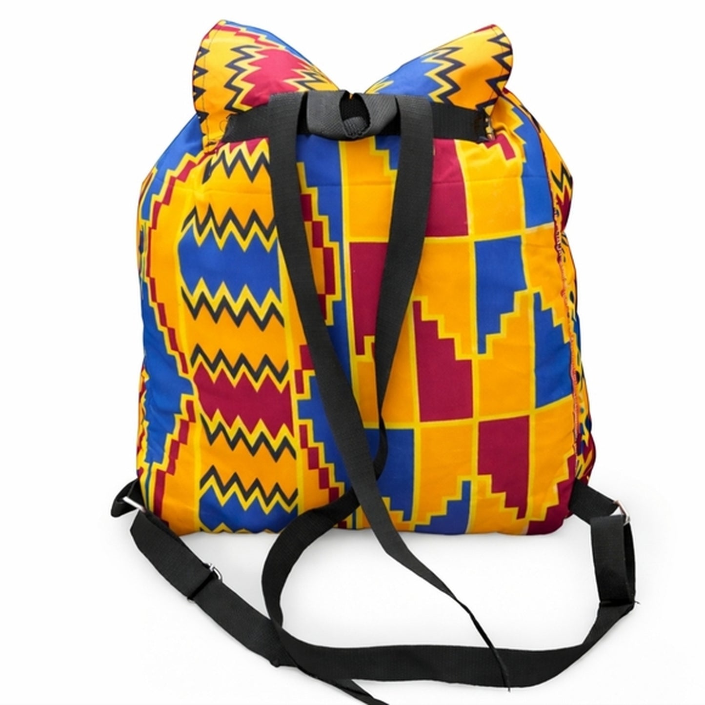 Ankara Print Travel Backpack β 16β African Everyday Bag