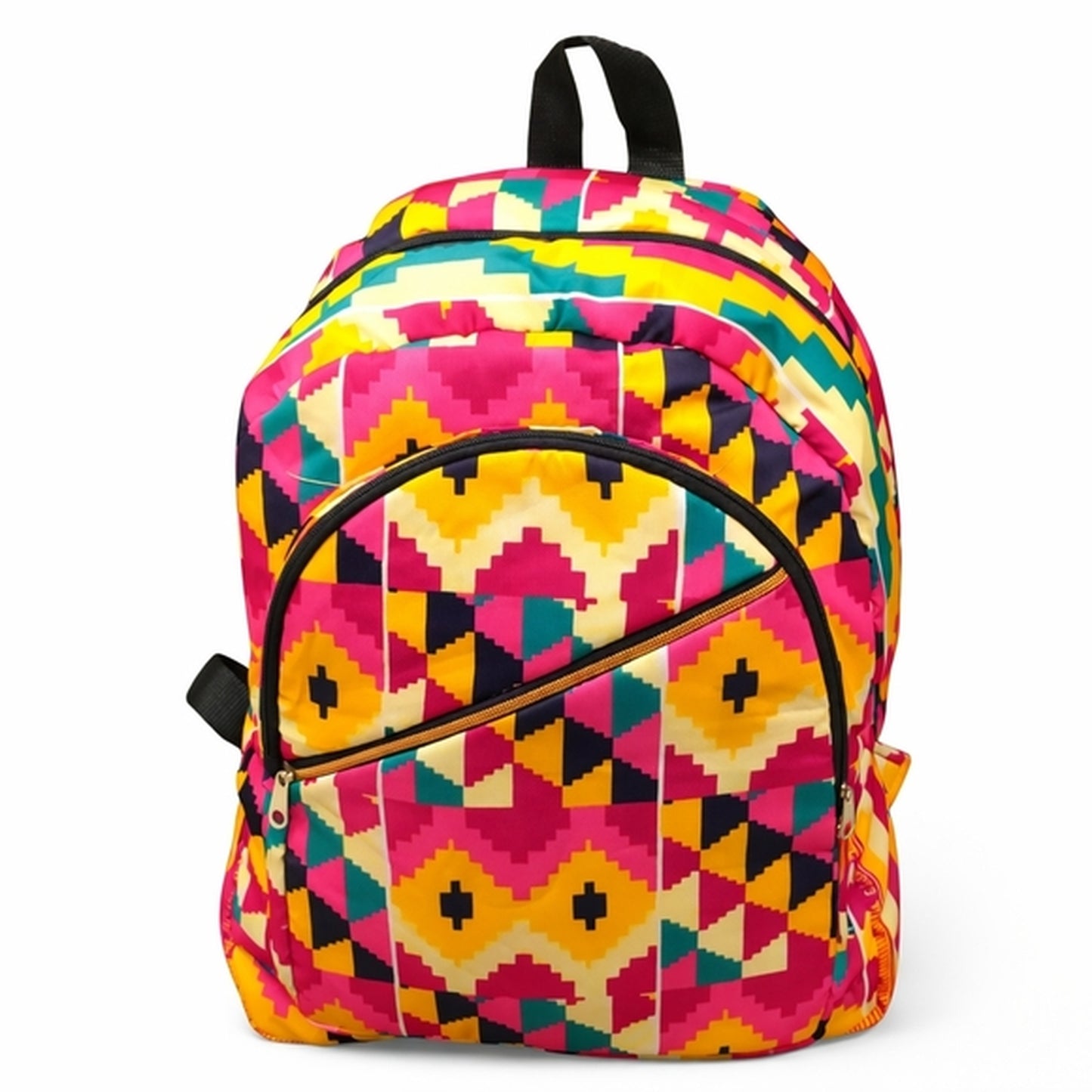 Ankara Print Everyday Backpack – 14” African Travel Bag