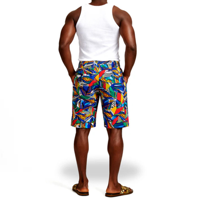 Men’s Ankara Tailored Shorts