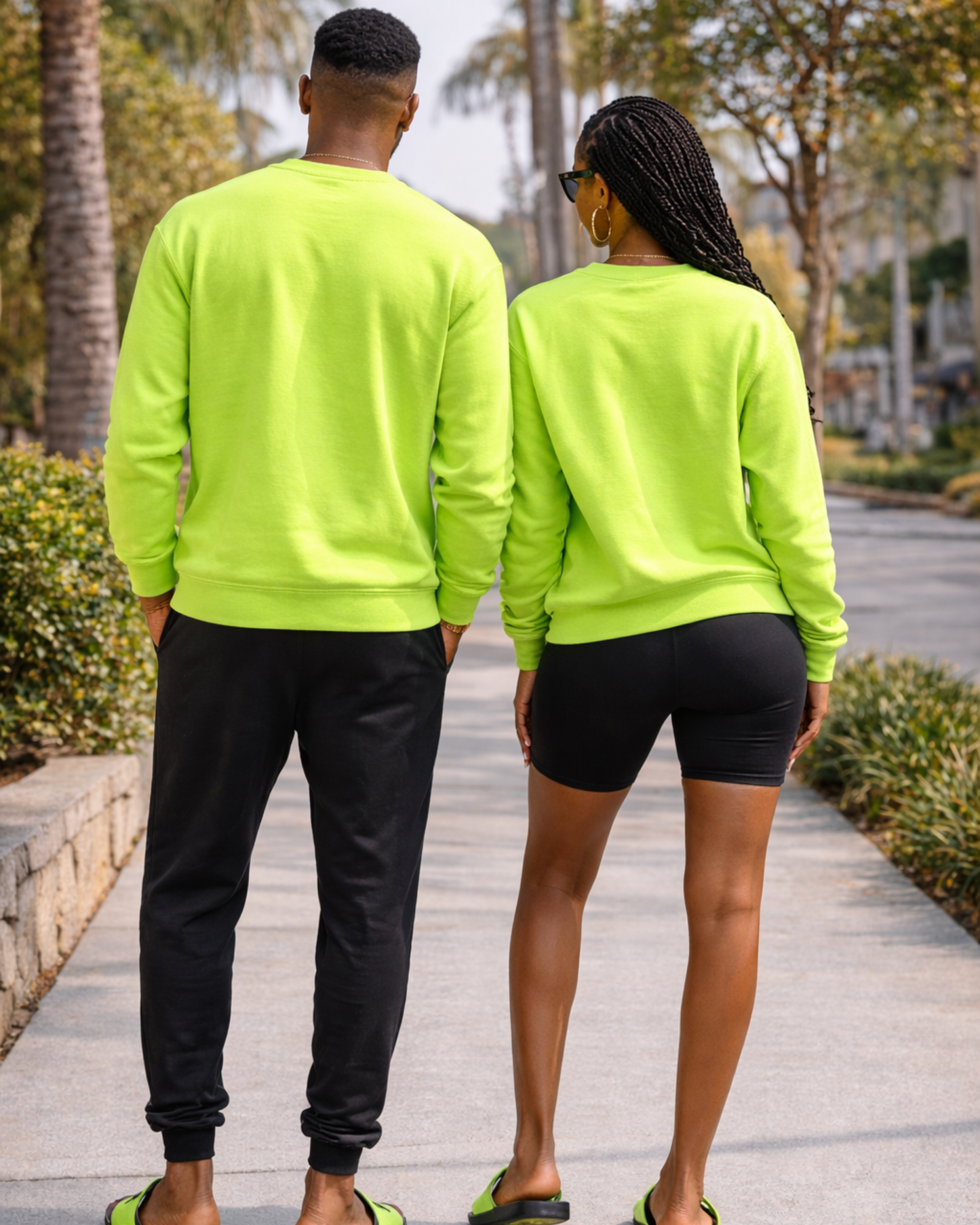 Neon Gye Nyame Culture Sweatshirt – Unisex