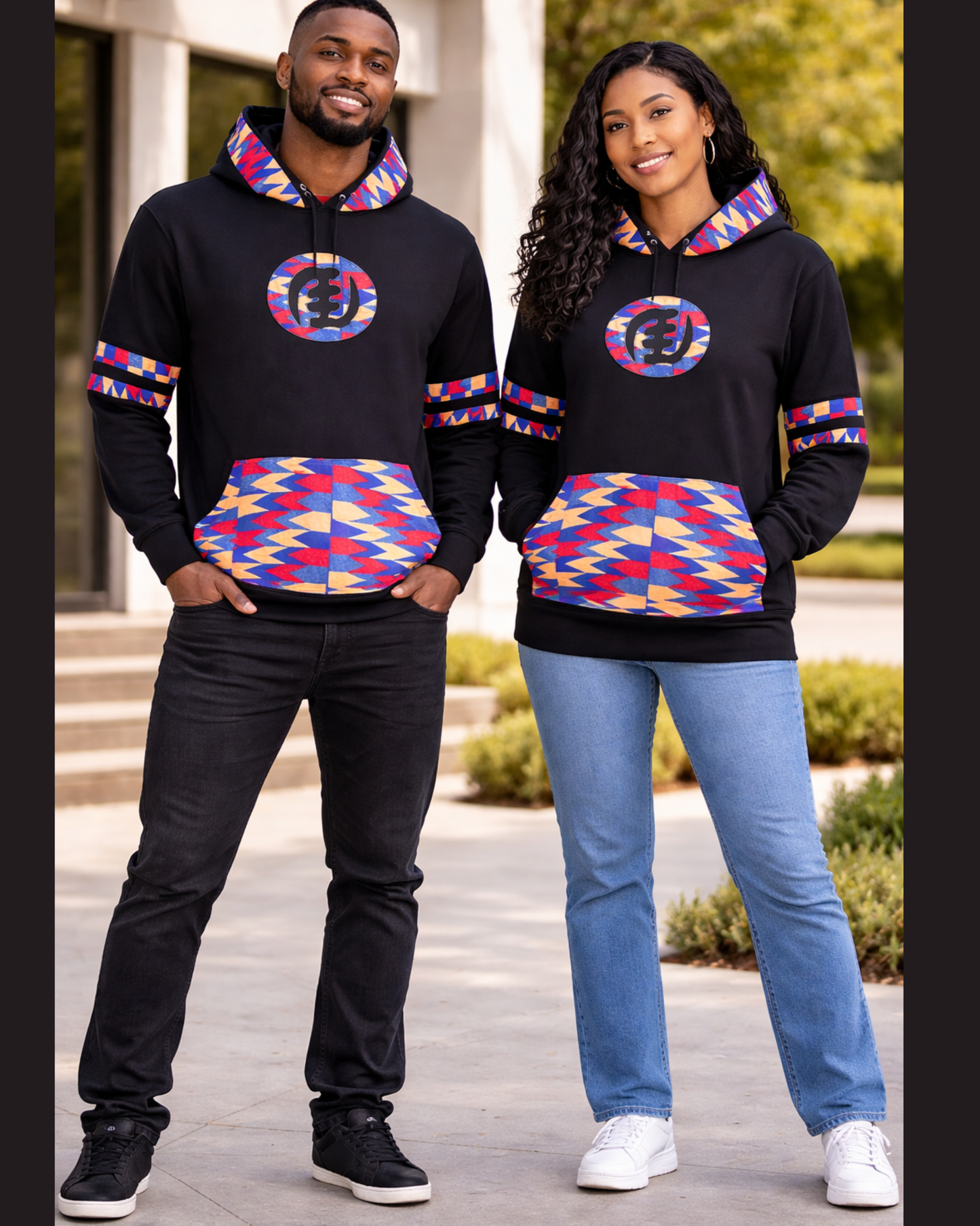 Royal Adinkra Heritage Hoodie – Unisex