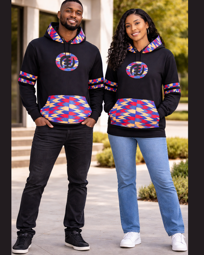 Royal Adinkra Heritage Hoodie – Unisex